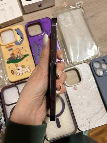 Car Electronics: Apple iPhone 14 Pro - Boja: Deep Purple - Memorija: 256gb - Battery — 3