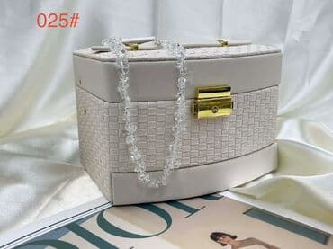 Storage boxes: Jewelry box, color - Red, New — 3