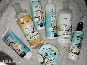 ramax beograd: Set Velnea proizvoda sa mirisom kokosa i vanile – komplet za negu tela — 1