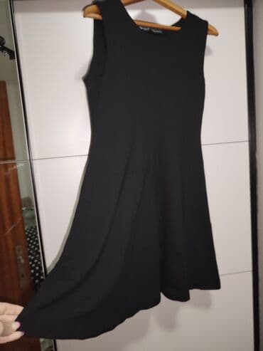 Sweatpants: Zara XL, color - Black, Cocktail, With the straps — 2