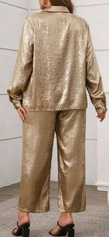 mokasine novi sad: A-Dress, XL (EU 42), Single-colored, color - Gold — 3