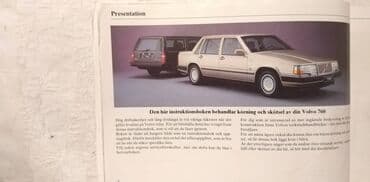 lektire za 5 razred pdf: Tehnicko uputstvo za upotrebu za Volvo 760, 08/1987. 120 str.svedski — 3
