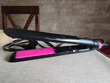 tabla u autu: Philips presa za kosu - Model sa keramičkim pločama (ružičaste grejne — 1