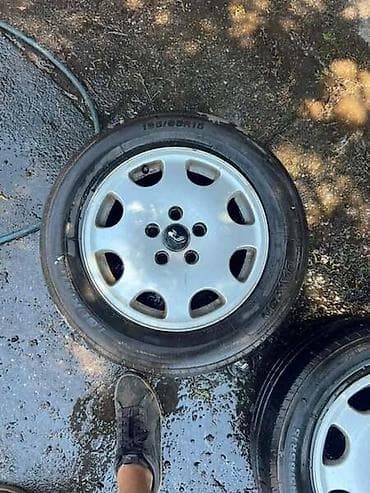 Kompletan auto u delovima: ALUMINIJUMSKE FELNE 15 5 X 112 | Audi ali felne R15, 5x112, stanje — 4