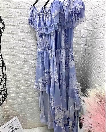 haljine grckih boginja: Romantična letnja haljina na ramena - Kroj: off-shoulder sa — 2