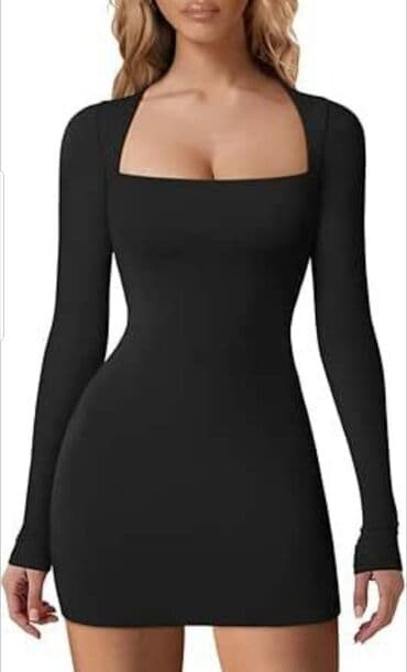 mango haljine crna gora: 2XL (EU 44), Cocktail, Long sleeves — 12