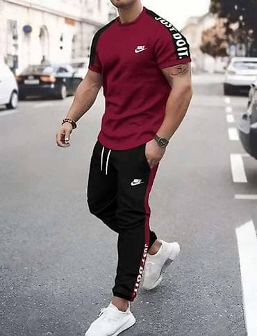 muške pidžame: Trenerka Nike, bоја - Šareno — 2