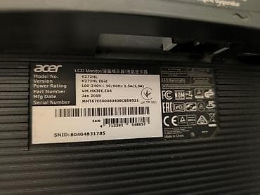 sony ericsson na preklop: Acer monitor W-LED 27" Prodajem vrhunski Acer monitor u FulHD — 8