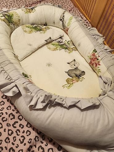 Table legs: Prodajem gnezdo za bebe u nežnim, neutralnim tonovima sa motivima at lalafo.rs — 7 Table legs: Prodajem gnezdo za bebe u nežnim, neutralnim tonovima sa motivima — 7