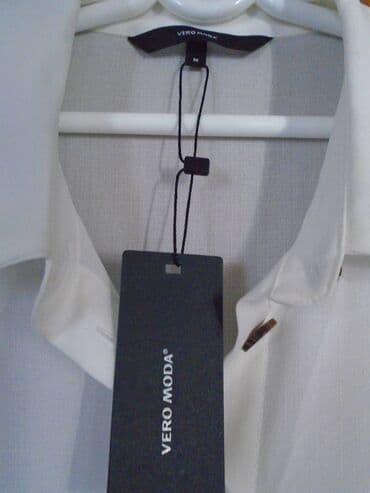 tunike elegantne: Vero Moda, M, Jednobojni, bоја - Bela — 2