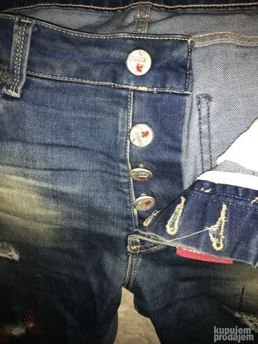 Duksevi: Original DSQUARED2 farmerice 36 100% cotton Made in Italy Polustruk — 5