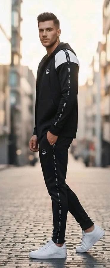 coach patike: Muški sportski komplet – trenerka (gornji deo sa kapuljačom + donji — 6