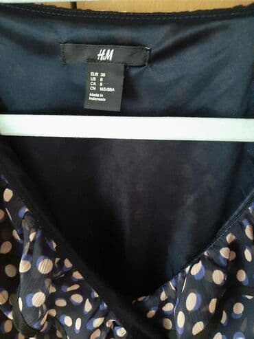 zara helanke sa slicem: H&M M (EU 38), bоја - Tamnoplava, Na bretele — 3