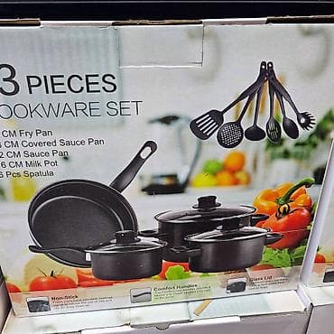 forma ideale ormari za dnevnu sobu: Komplet posuđa – 13 delova, neljepljivi premaz, ergonomske drške Sve — 5