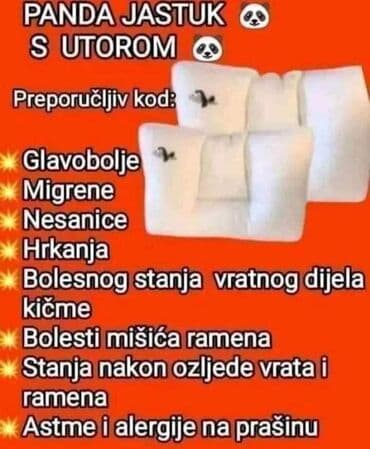 Ortopedski dušeci i jastuci: 📣🔝🔝Limes PANDA jastuci🔝🔝 ✅"medicinski jastuk" dobitnik zlatne