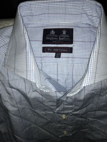 Trousers: Original Brothers kosulja L NOVA 100% Two fold cotton Ramena 49cm — 1