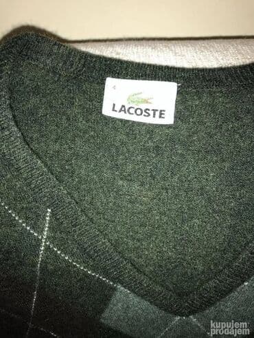 muski prsluk lacoste: Original Lacoste dzemper M 100% Pure Lana Wergine ( cista runska — 3