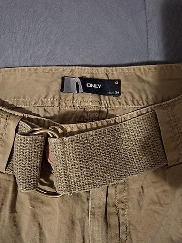 sako i suknja komplet: ONLY suknja u safari/khaki stilu - Model: kratka A-linija - Boja — 2