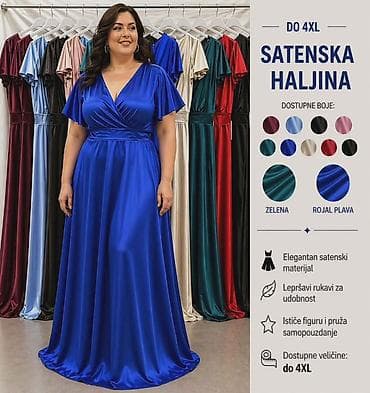 Satenska haljina big size
3900 din