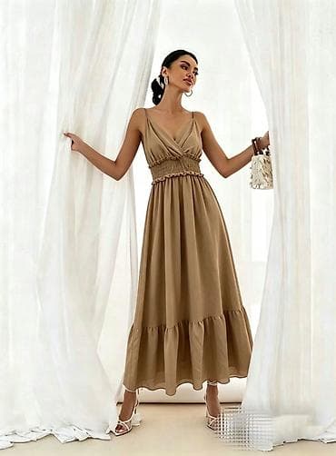 Haljine: ✅Duga ženska haljina na bretele – više boja
✅2000 din — 3