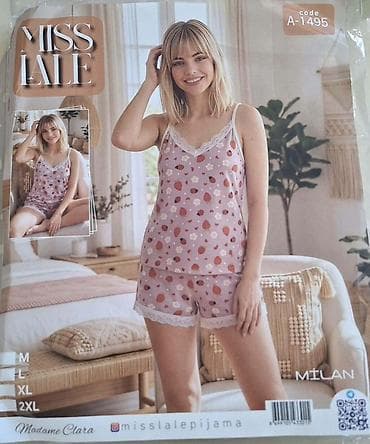 muške pidžame veliki brojevi: L, M, XL, bоја - Roze — 9