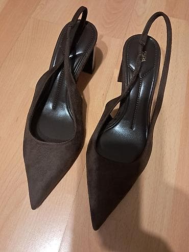 samba zenske: ZARA ženske cipele - Model: špic vrh, sa elastičnom trakom iza pete - — 1