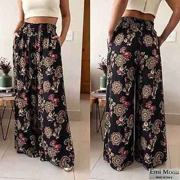 siroke pantalone i sako: Ženske široke pantalone – Emi Moda, Made in Italy - Kroj: široke — 6