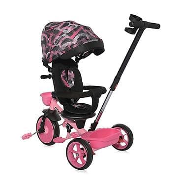 rančevi za mame: LORELLI TRICIKL REVEL – Pink Grunge Tricikl za decu uzrasta 12–60 — 7