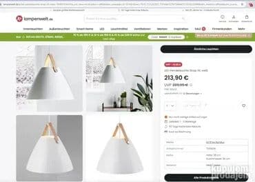 pinjata cena: *** SUPER AKCIJA *** 1606 Izuzetno kvalitetna viseća lampa NORDLUX — 14