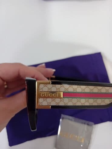 trakice za kosu: Naočare za sunce, Gucci, bоја - Crna — 6