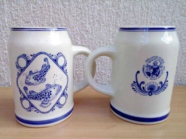 two and a half man online sa prevodom: 2 DELFT krigle 2 Delft krigle rukom oslikane Visina 13 cm, prečnik — 2
