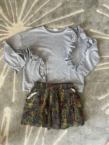 Suknje: Zara, Midi, 122-128, bоја - Šareno — 1