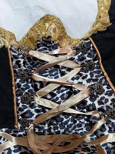 dhgate balenciaga triple s: Haljina s leopard printom i korset vezivanjem - Model: midi haljina — 2