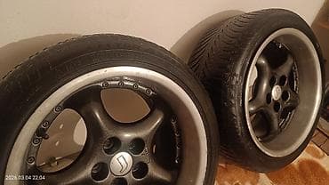 bmw ruma: Set od 4 aluminijumske felne sa gumama - Dizajn: 5 krakova, tamno — 5