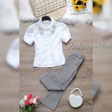 🤍Veličine na stanju: 4 10 14 Košulja + pantalone cena 3500 din * cena