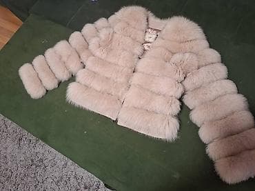 Beauty & Care: Bunda polarna lisica Pravo krzno I koza Velicina M ali odgovara i za S — 3