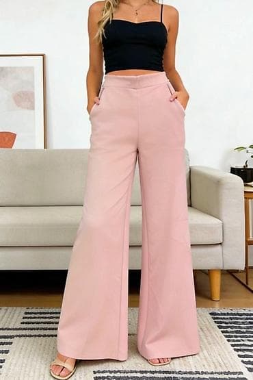 ideal pantalone: 💫Ženske pantalone širokih nogavica – visok struk
✅1950 din — 1