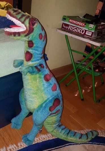 deciji prsluci za devojcice: Dinosaurus ogroman visina oko 70cm ! plisana igracka . jako kvalitetan — 1