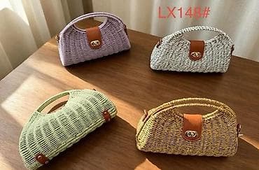 ramax kolekcija: Pletena torbica – model LX148 i kolekcija sa bambus ručkom - — 1