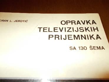 Knjige i stripovi: Knjiga Opravka televizijskih prijemnika sa 130 šema (Zoran L — 3