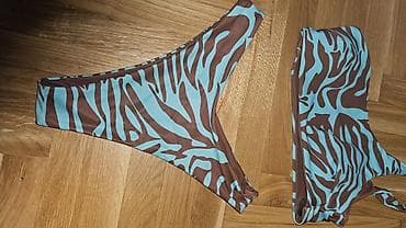 kupaci leopard print: Ženski bikini set – dvodelni kupaći kostim sa animal printom - Gornji — 2