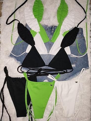 h and m kupaci: Ženski dvodelni kupaći kostim – model sa trouglastim grudnjakom i — 4