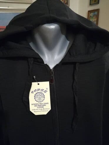 prsluk sa dva lica zara: Duks, 5XL (EU 62), bоја - Crna, Sa kapuljačom — 2