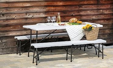 Garden tools and equipment: Bench, Plastic, color - White, New — 4