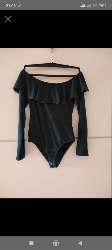 h m kaisevi: Bershka, M (EU 38), Pamuk, bоја - Zelena — 1