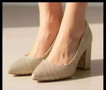 Elegantne ženske salonke sa blok potpeticom - Model: klasične salonke