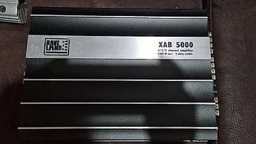 dvd za kola: Raveland XAB 5000 – auto pojačalo - Tip: 4/3/2‑kanalno pojačalo - — 1