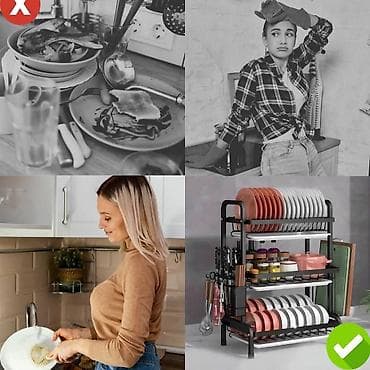 barok solje za kafu: Ocedjivac za sudove Cena: 4200din Specifikacije proizvoda: Paket — 3