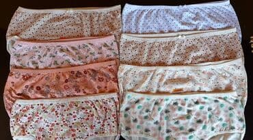 donji ves za punije dame: Donseza duboki ves dezenirani Sastav 95% pamuk 5% likra Veličina — 1