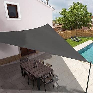 vojni kombinezon: Ibiza tende za dvorišta i terase, 3 x 3 x 3m u tamno sivoj boji — 4